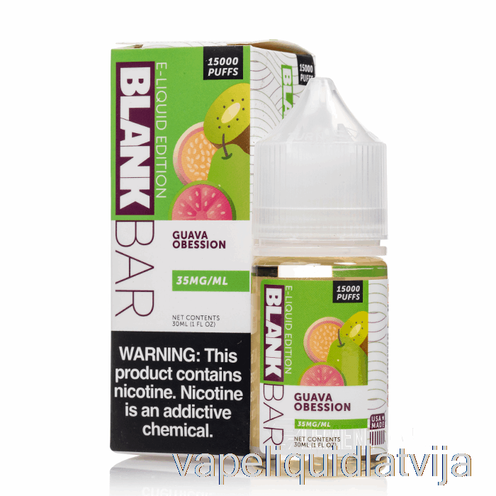 Gvajaves Apsēstība - Tukša Batoniņa Sāļi - 30ml 35mg Vape šķidrums